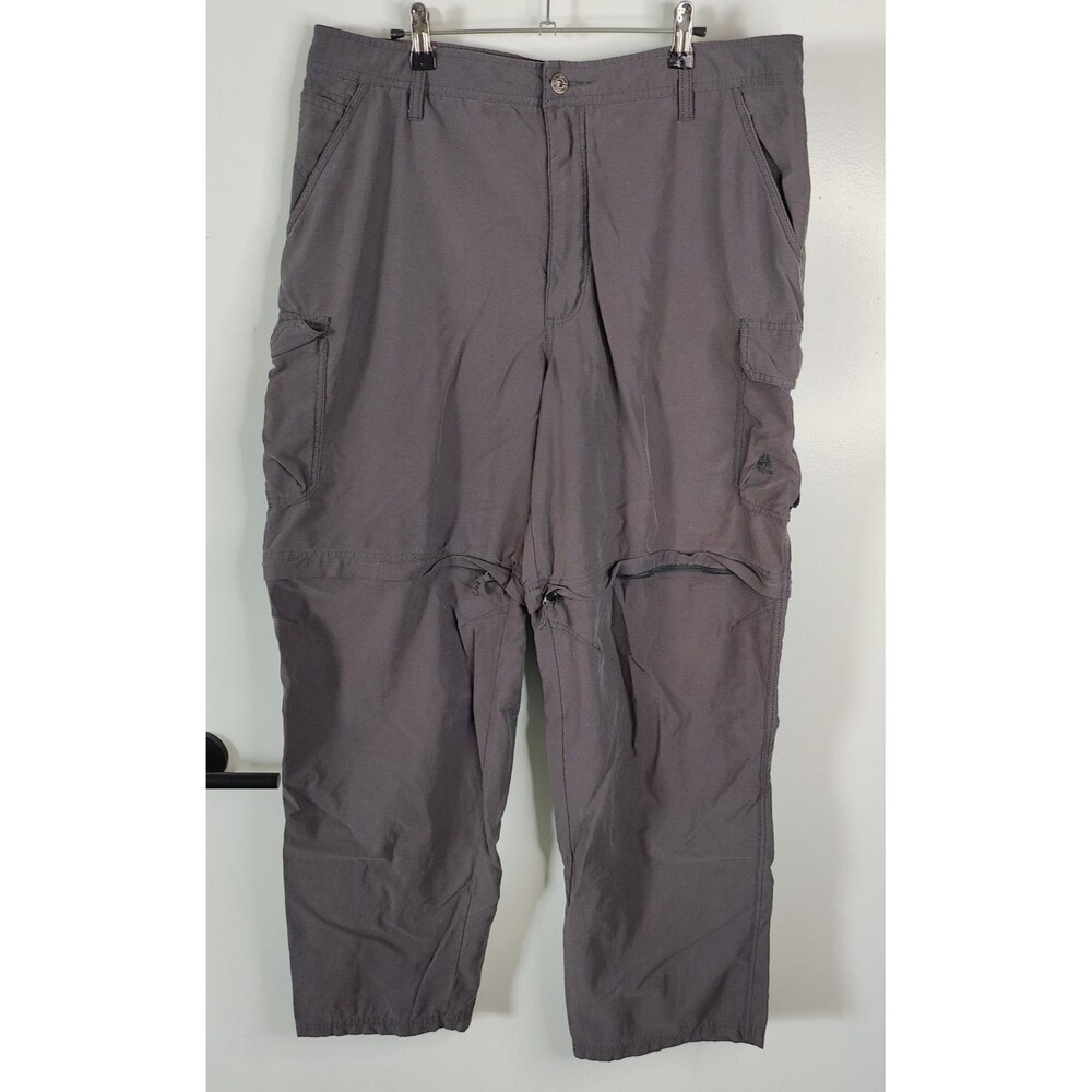 Vintage Nike ACG Cargo Pants Mens 36x31 Gray Convertible Baggy Outdoor y2k
